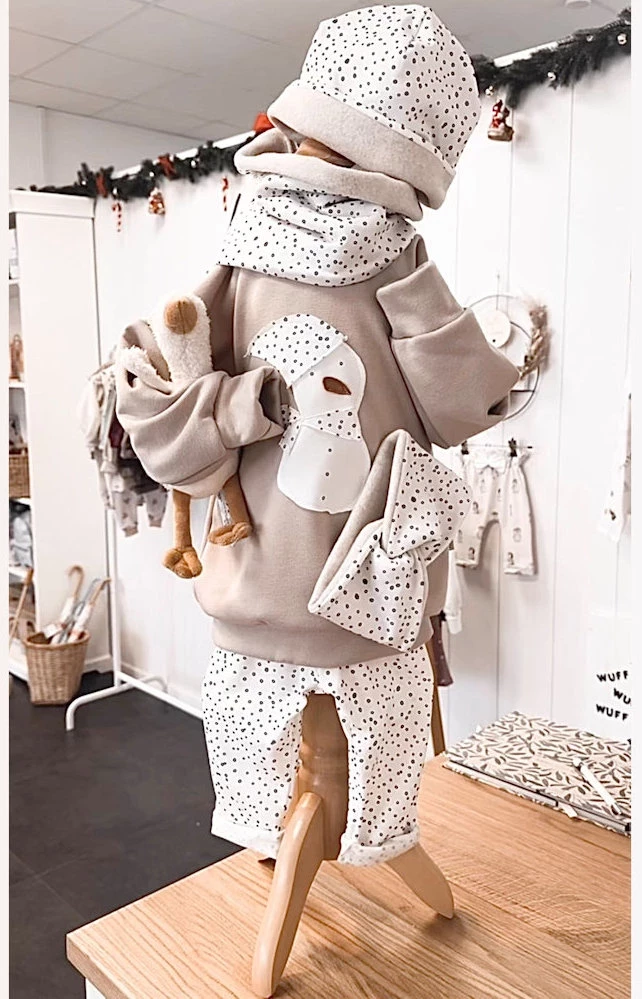 Oversize Sweater Set - Dots Beige - BILD 2