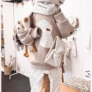 Oversize Sweater Set - Dots Beige - BILD 2