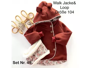 Set Nr. 49 - Walk Jacke & Loop - Gr. 104